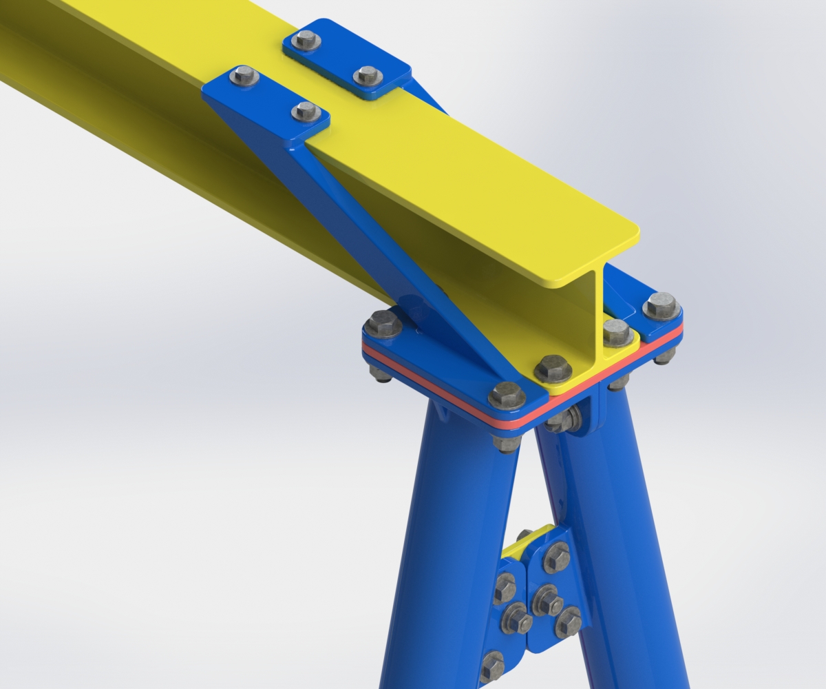 用SolidWorks軟件設(shè)計(jì)一款逼真的門(mén)式起重機(jī)