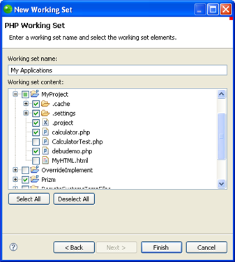 Zend Studio使用教程：什么是PHP工作集？如何創(chuàng)建？