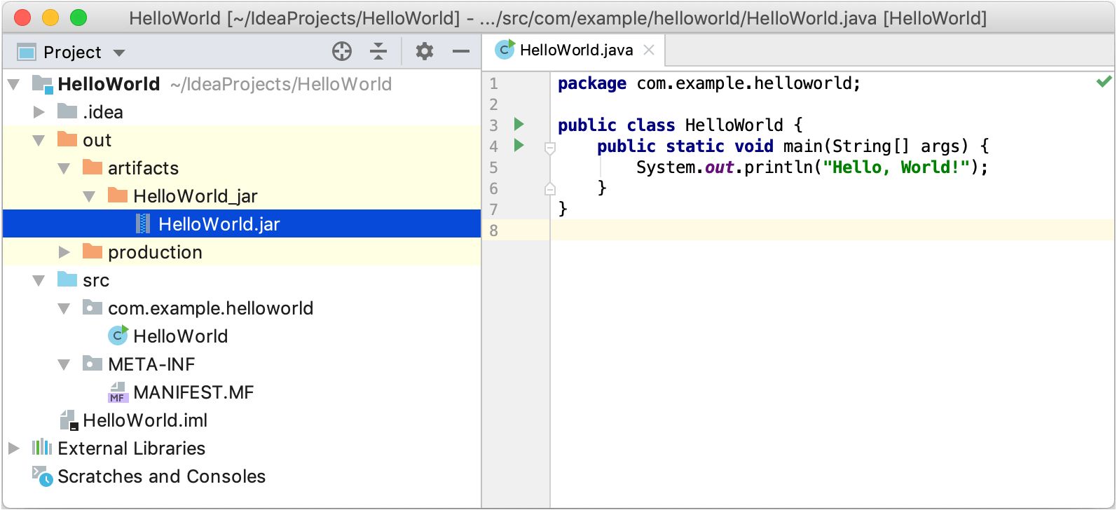 IntelliJ IDEA入門教程（六）：創(chuàng)建您的第一個(gè)Java應(yīng)用程序